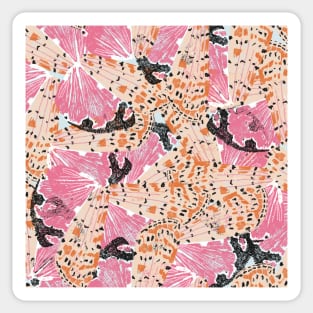 Abstract butterfly print Sticker
